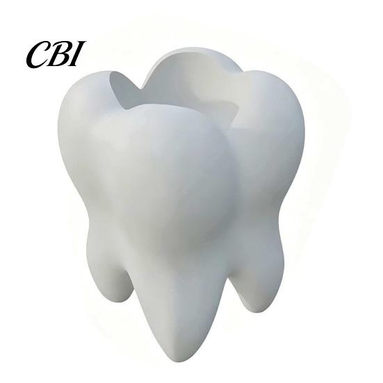 Ornamental Storage Container Tooth Shape Toothbrush Holders for Bathrooms, Creative Pen Holder Decorative Box Desktop, Home Decor