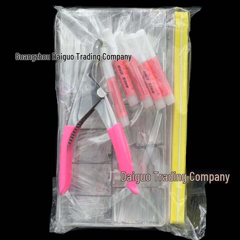 

Универсальный набор бесшовных типсов: Наклейки на половину/полное покрытие для маникюра салонного типа