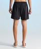Leijibi [Set] Essential Loose Fit Long Sleeve Zip-Up Rash Guard + Swimsuit Shorts Set M Charcoal