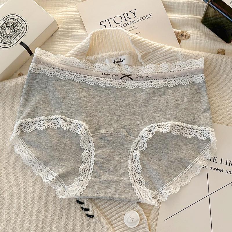 Ladies Spring Cotton Simple 10a Bacteriostatic Comfortable Breathable Waist Triangle Briefs