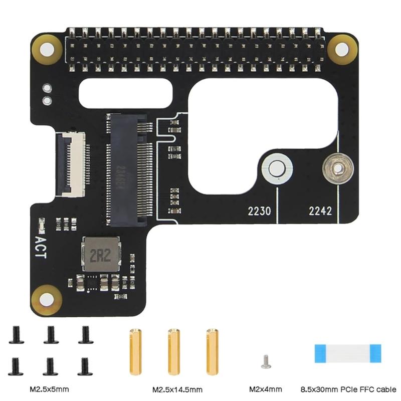 

Плата моделі X1000 Плата адаптера PCIe до M.2 NVMe SSD Підтримка 2242 2230