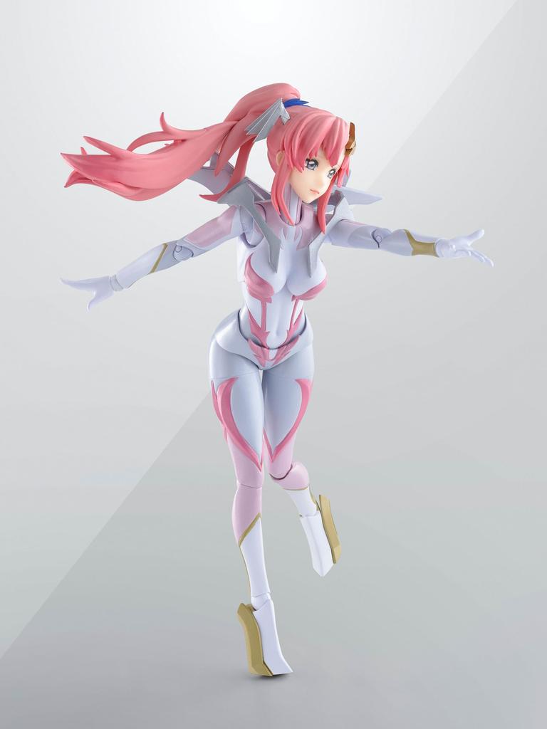 Lacus Clyne Suit Reproduction PVC Approximately Complete Figure S.H.Figuarts (Pilot Ver.) Ride-On Set, & ABS, 130mm, Pre-painted