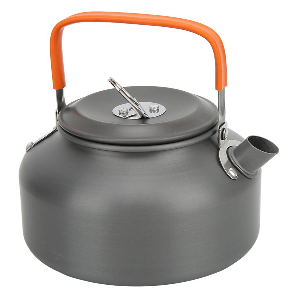 11 Piece Set Camping Cooking Set Multilayer Portable Camping Cookware Set with Teakettle Frying Pan for 2 To 3 People