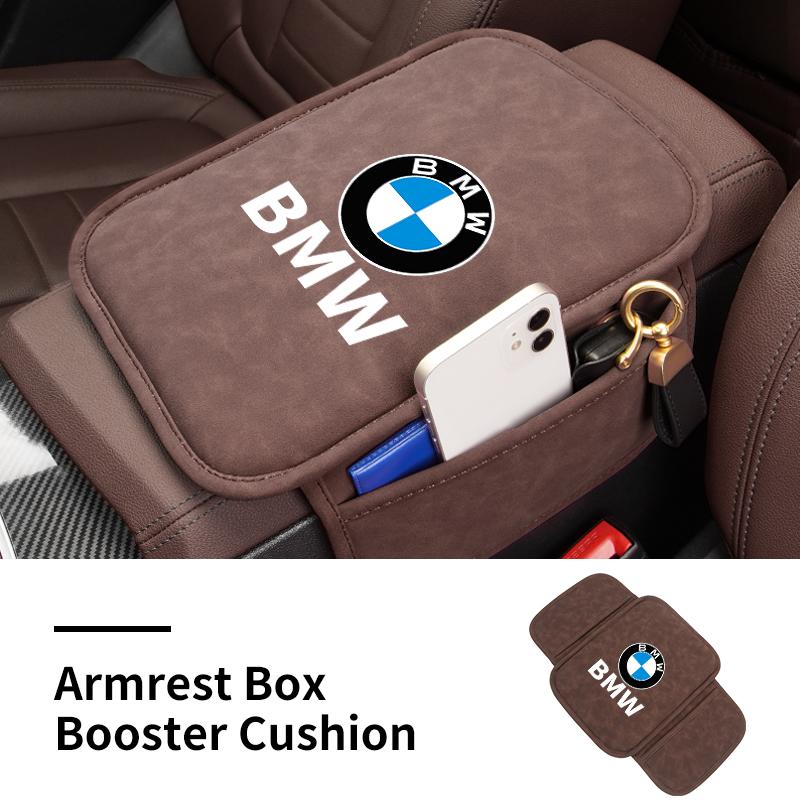 LLYEG1 2026 Car Sticker Car Armrest Storage Box Cover Liner Auto Center Console Protector For BMW E90 E60 E46 E39 F30 F10 E87 X3 X4 X5