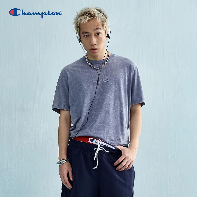 Champion Unisex Retro Washed Short-Sleeve T-Shirt XS