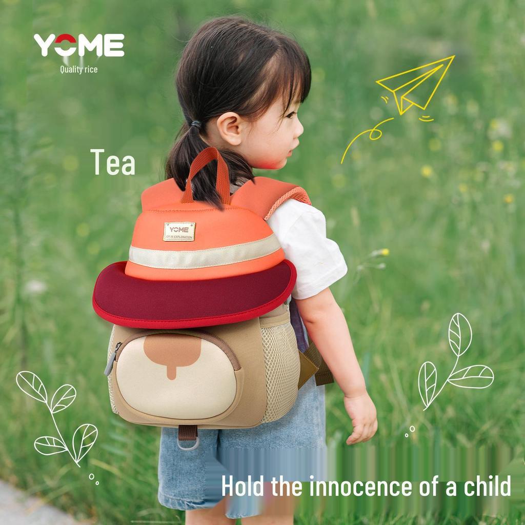 Yome Cute Design Lightweight Backpack for Toddlers - Ideal for Kindergarten, Outdoor Adventures, Boys & Girls