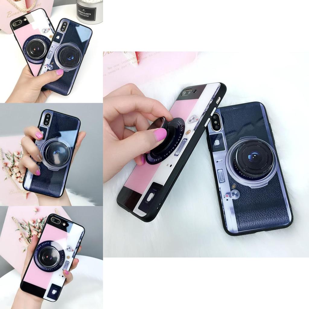 3d Ultra Thin Old Vintage Styles Case Camera Stand Case For Iphone Plus X876