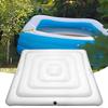 135cm Inflatable Hot Tub Cover Waterproof Hot Tub Insulated Cover Sun Protection Foldable Energy Saving Bathtub Lid For Home