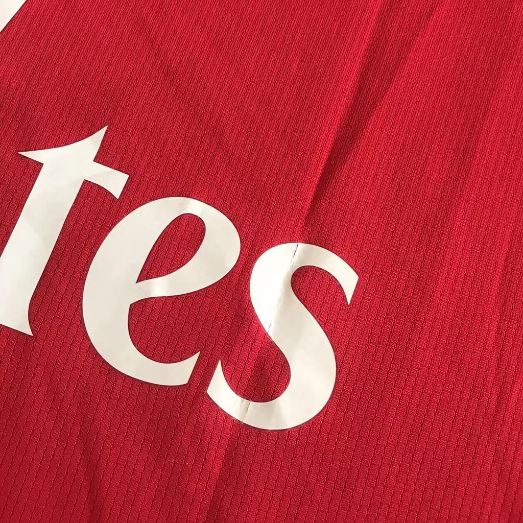 Nike Arsenal Color Block Printed V-Neck Football Jersey 08/10 Season Men Jerseys Red 287535-614