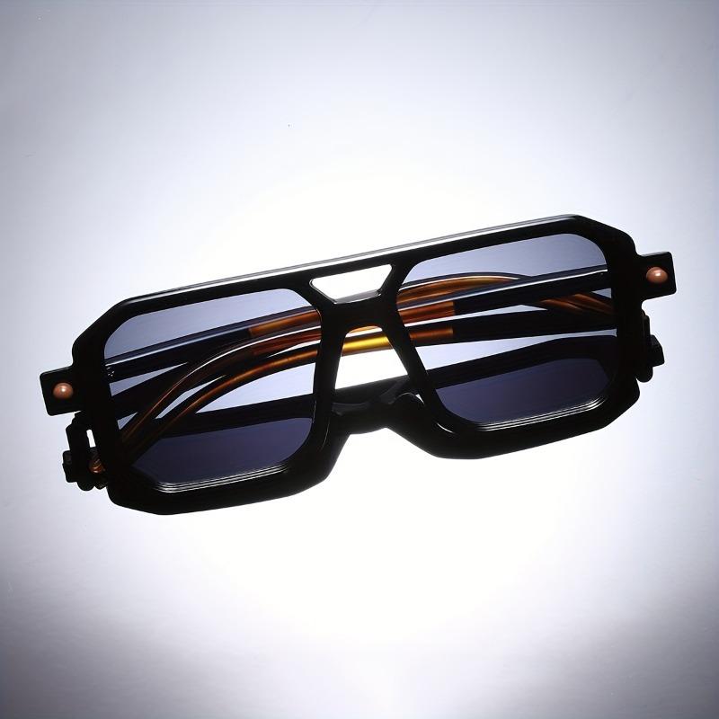 1 Pair of Square Frame Fashion Glasses Ideal for Fashion Enthusiasts