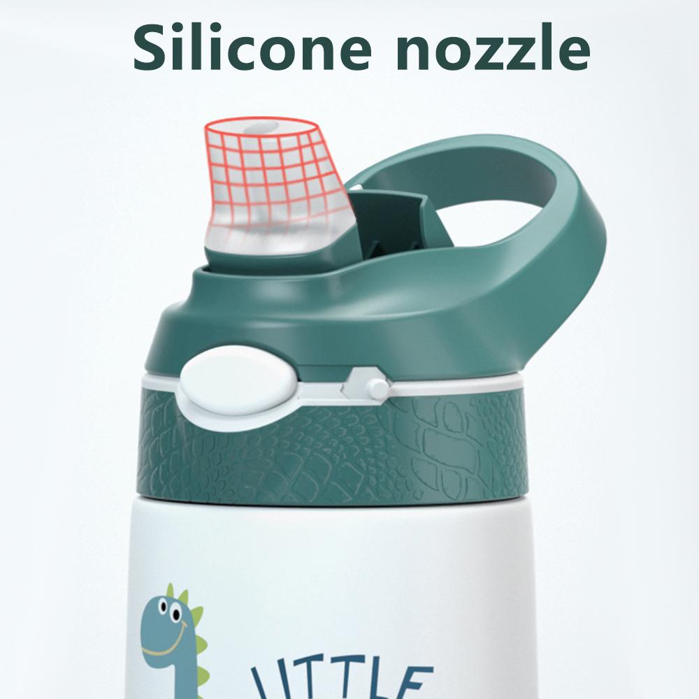 380ML Dinosaur Kids Thermos Bottle 316 Stainless Steel Children Water Bottle For Boys Girls Vacuum Flasks Tumbler Thermos Mugs