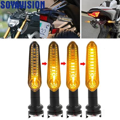 Motorcycle Mini LED Turn Signal Light Moto Flashing Light For YAMAHA MT07 Tracer 700 XJ6 FZ6 MT09 900 MT10 Front Rear Indicator
