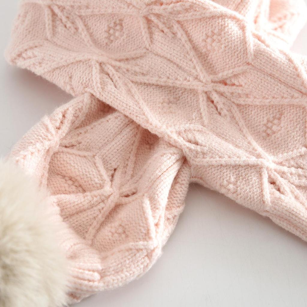 Stylový pletený šátek pro děti: Teplé, větruodolné, jednobarevné pro chlapce a dívky.