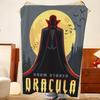 Movie D-Dracula Throw Flannel Throw Blanket, Lightweight Cozy, Durable Washable Cute Cool