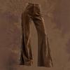 Women's Retro Fringe Suede Micro-flared Casual Pants