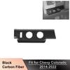 Carbon Fiber Inner Headlight Switch Cover Trim For Chevy ColoradoGMC Canyon 14+