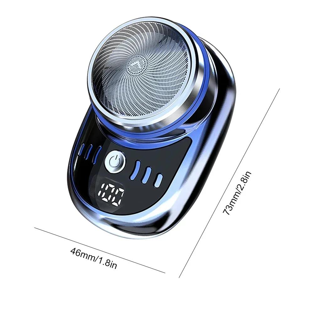 Mini Portable Electric Shaver for Men Travel Car Pocket Size Wet Dry Beard Trimmer Face Razor Hot Sale