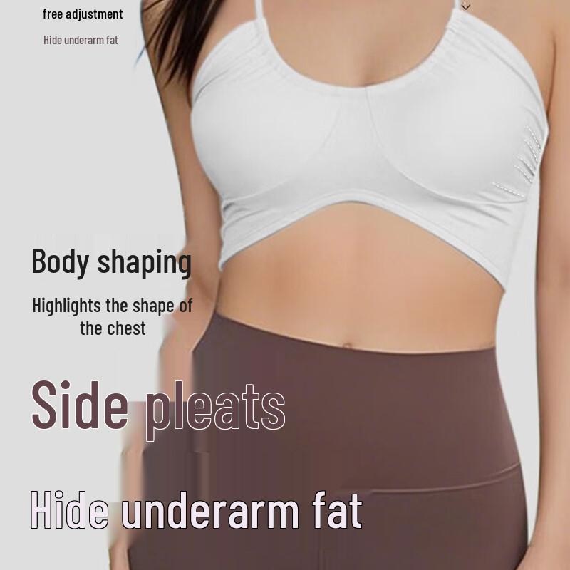 Laihushui Leopard Print Fixed Cup Sports Bra