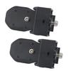 Locking Hood Latches with Key Heavy Duty Anti Theft Hood Lock Catch Replacement for Jeep Wrangler JL 2018 2026 Black