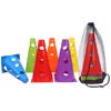 12PCS Durable  Mark Cones Football Agility Training Sport  with Hole  Cones American Football Funcional Training Soccer Ball