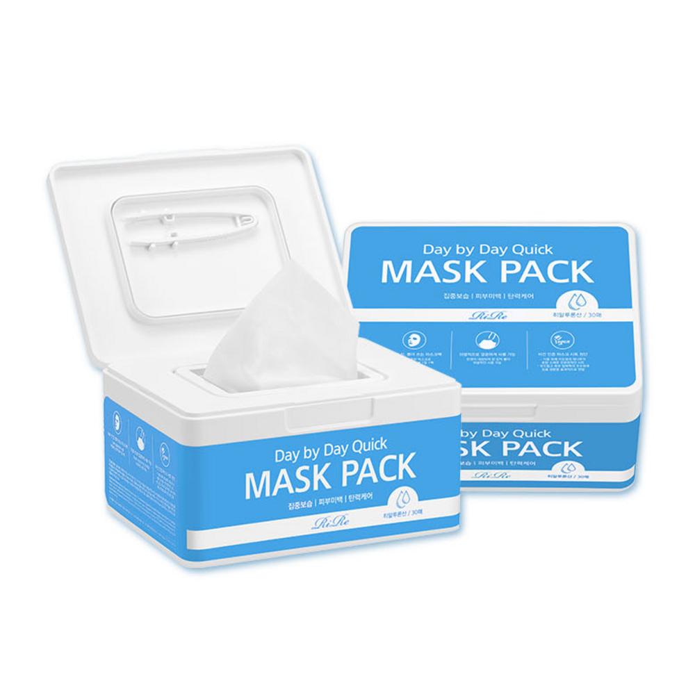 Liir Day by Day Quick Mask Pack Hyaluronic Acid 350g, 30 pieces, 1 piece