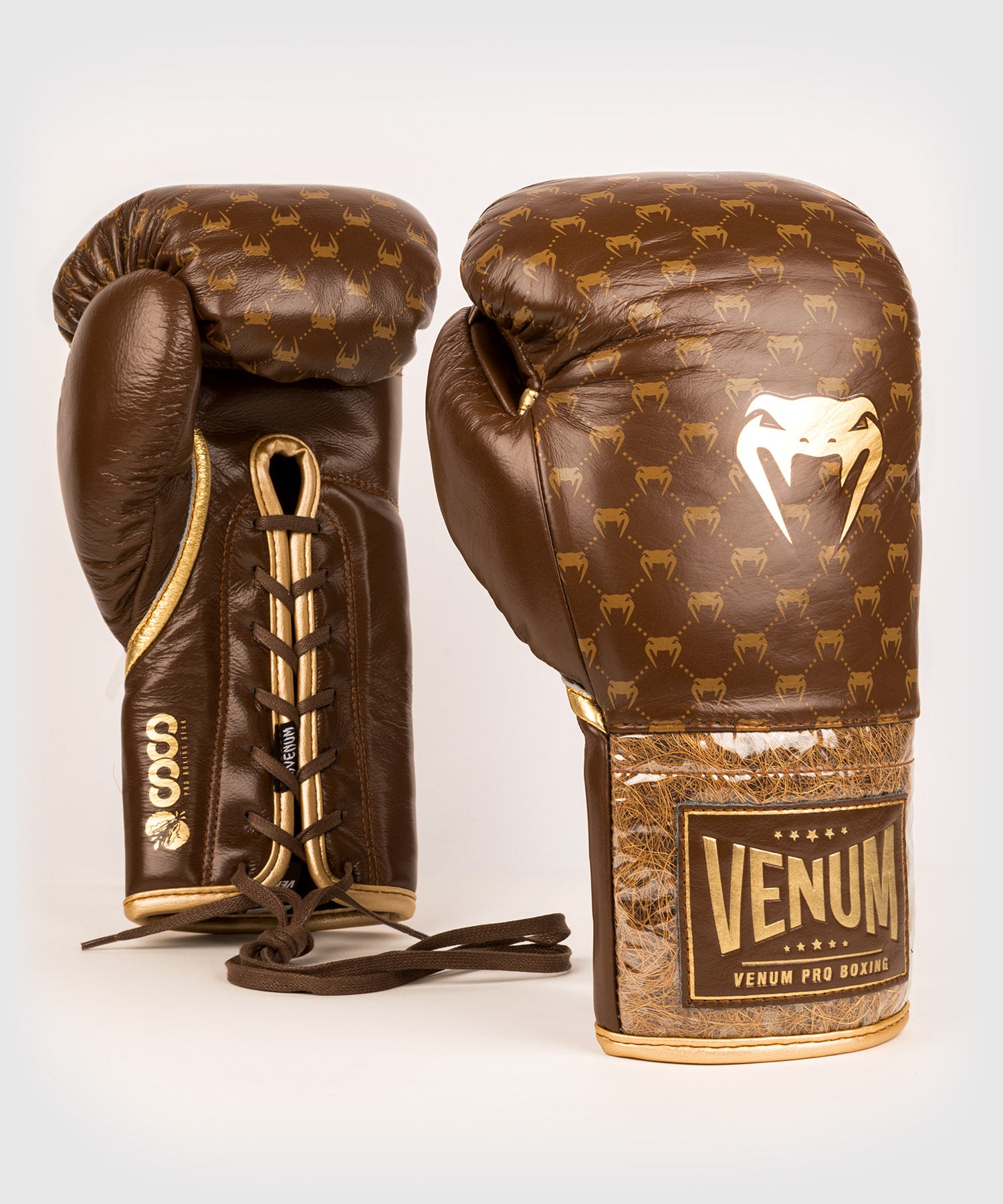 

Боксерские Перчатки VENUM Coco Monogram Pro - Коричневый Гризли 12 Oz