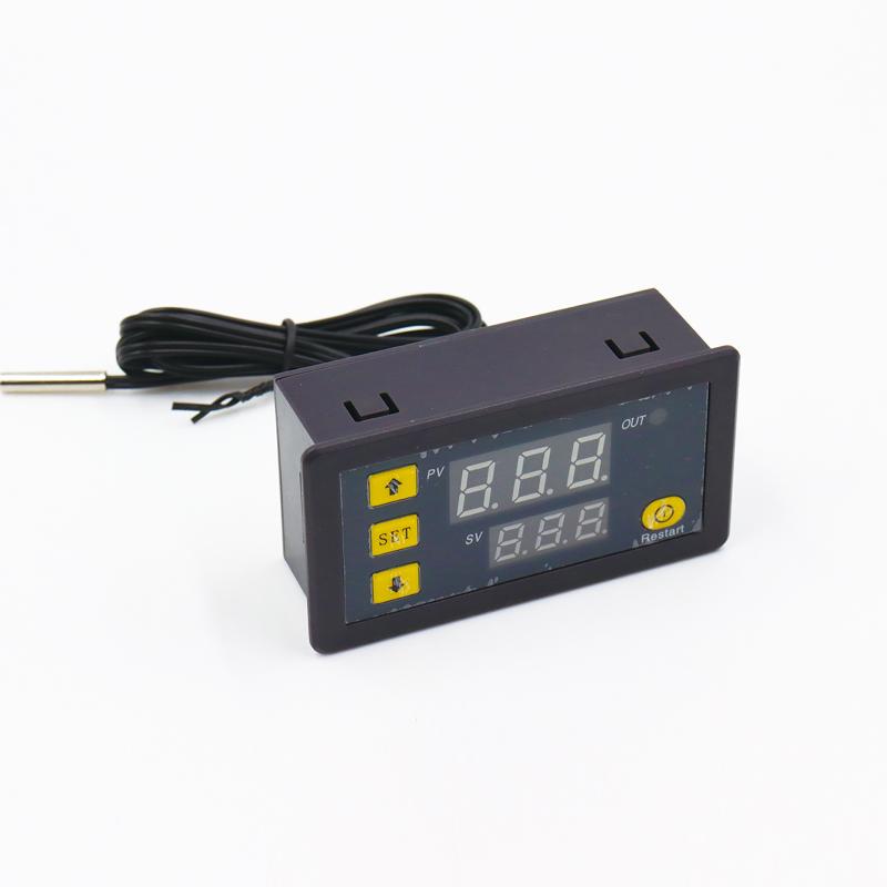 High Precision W3230 Digital Thermostat 20A 12V 24V 110-220V LED Temperature Controller with Probe for Aquarium Terrarium