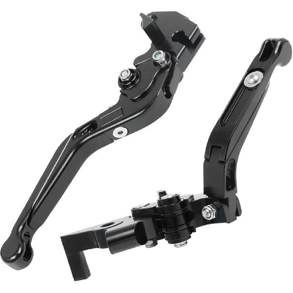 CHIFUN Brake Lever and Clutch Lever Set Replacement for Kawasaki Ninja 400 Ninja 300R 250R Z300 Aluminum Motorcycle Handlebar Lever Foldable Length