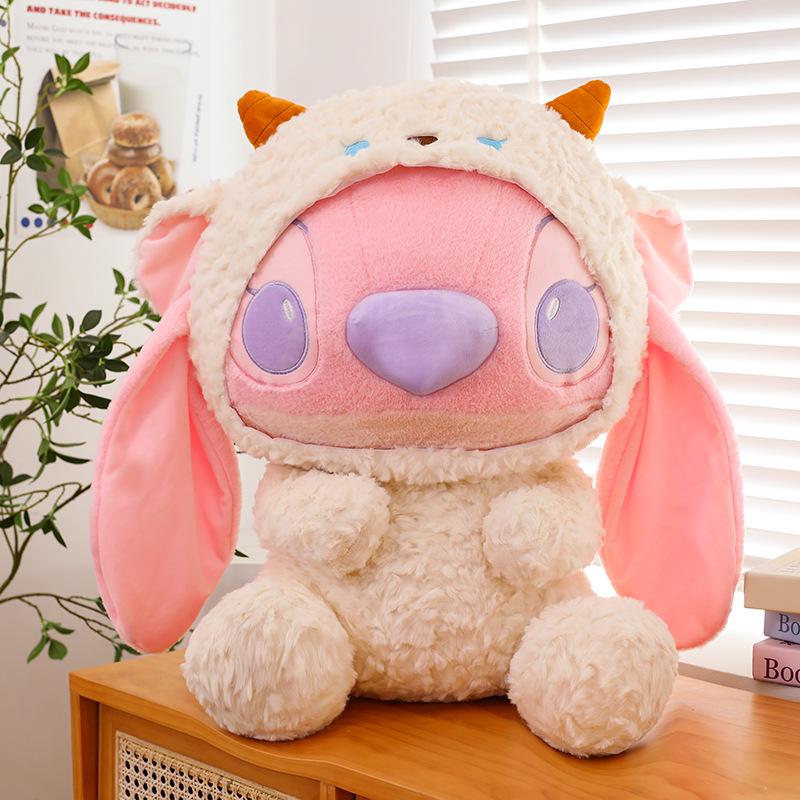 Adorable Angel Dress-Up Panda Stitch Plush Toy Doll