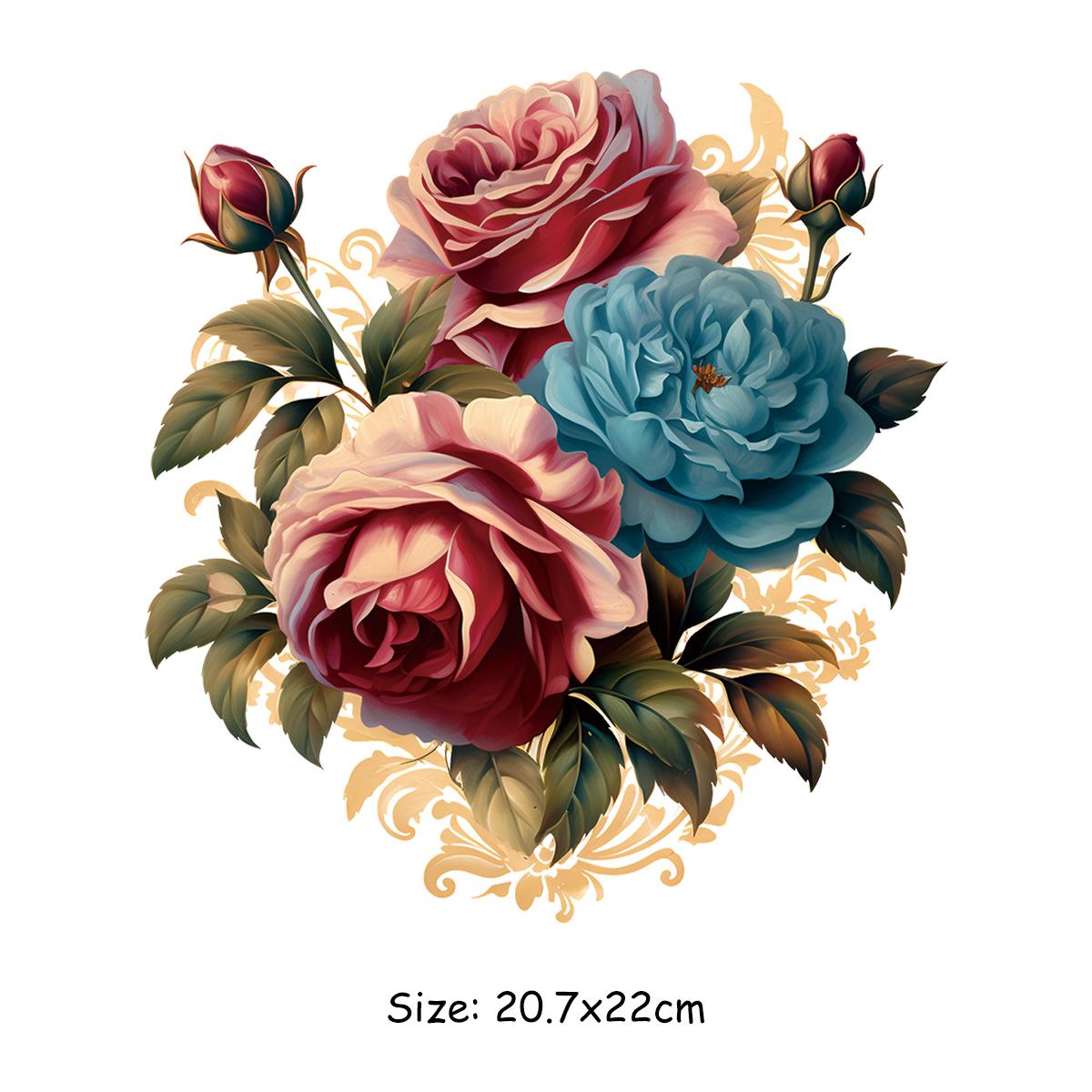 

Нашивка с героями мультфильмов и цветами, платья для девочек, Parches Ropa, пуховое пальто, толстовки «сделай сам», наклейки на одежду, теплопередача, принадлежности для рукоделия «сделай сам»