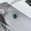 Серебряное кольцо с натуральным агатом 4.218ct, вес изделия 3,01 гр (2173564)