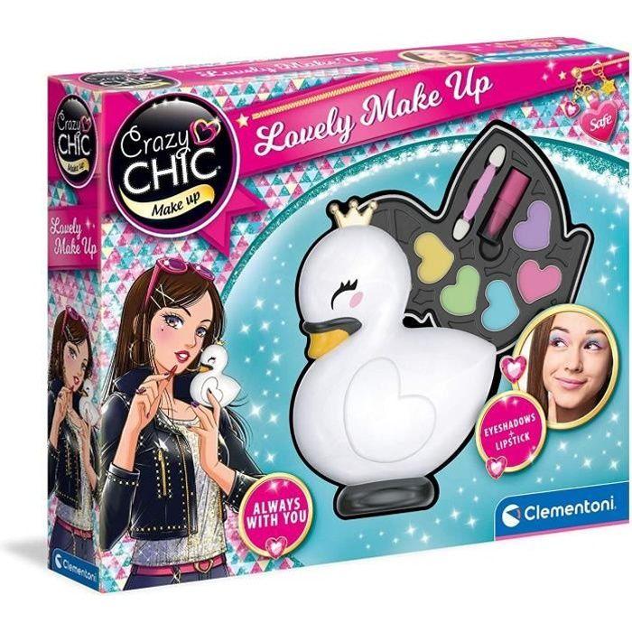 Palette de maquillage Cygne - Clementoni - 18632 - Teintes douces - Pour enfant à partir de 6 ans