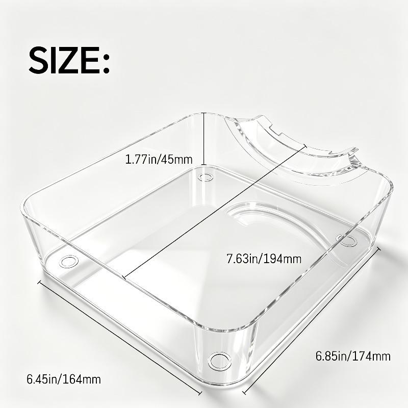 Washing Machine Drain Pan Funnel Tray, Leak Proof Drip Tray for Floor Protection, Heavy Duty Plastic Drainage System for Laundry