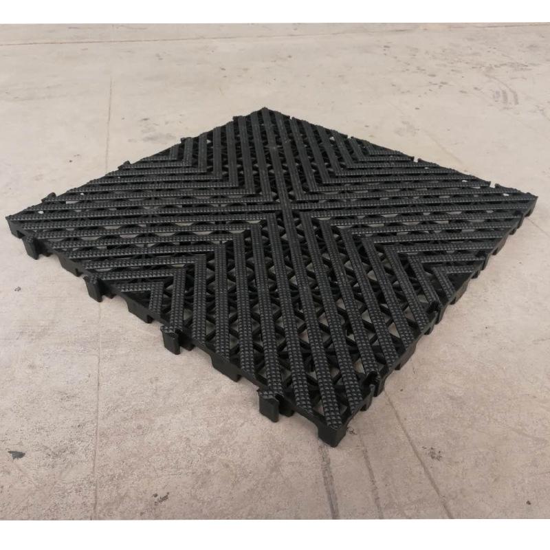 Car Wash Room Floor Grid - 4cm Garage Tile Floor Mat 4S Shop Grid Mat