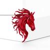 Broches Têtes de Cheval Émaillées Tendance Pour Femmes Animal du Zodiaque Épingles Poney Accessoires de Décoration de Vêtements Cadeaux de Nouvel An