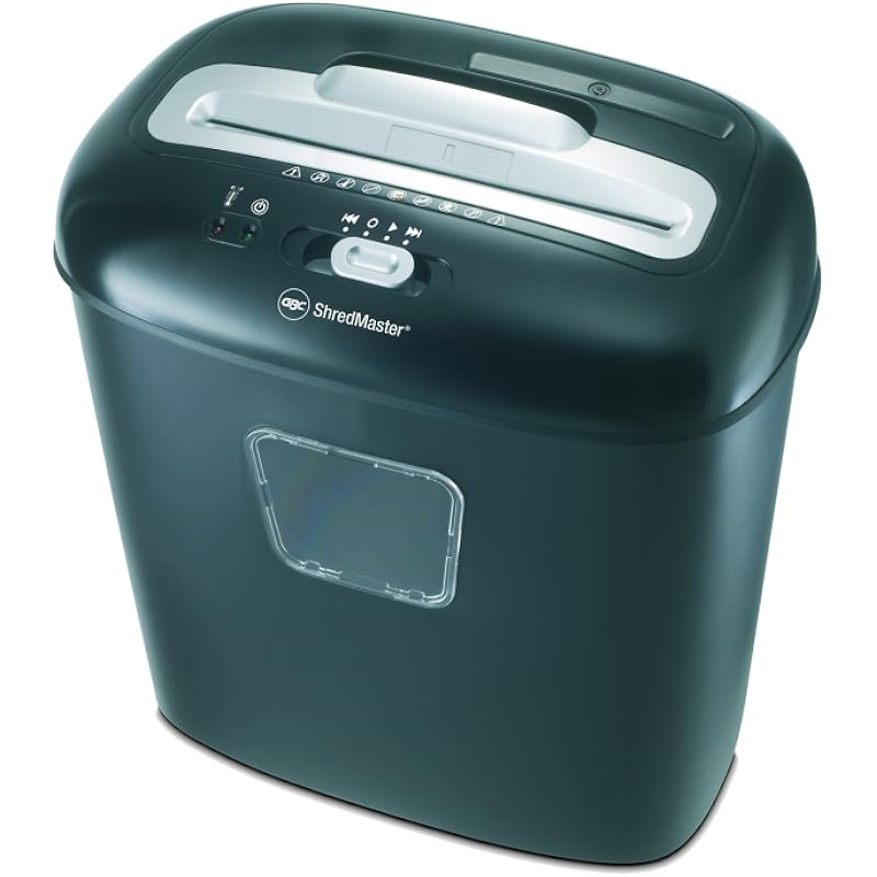 Gbc Duo Paper/Cd/Credit Card Cross Cut Shredder With 10 Sheet Capacity And 17 L Bin