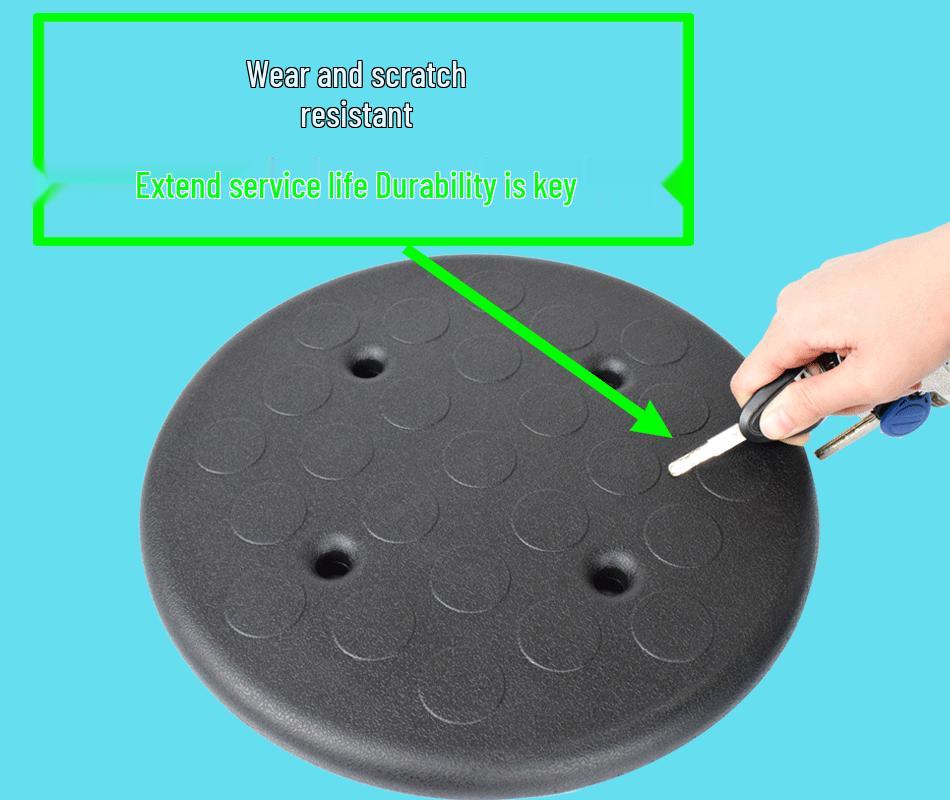 Anti-Static PU Foam Four-Hole Lab Stool Seat - Non-Slip, Durable, Mute Design for Students
