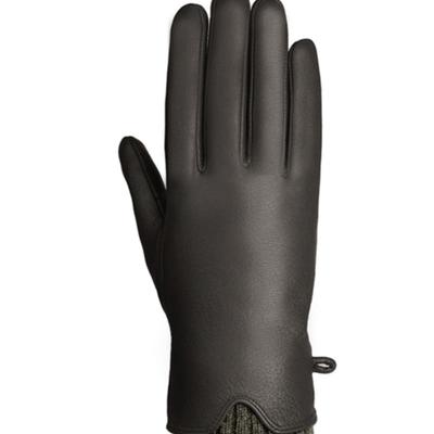 SARTOR Helen Damen Touch Lederhandschuhe Schwarz