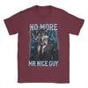 No More Mr Nice Guy Funny Alpha Wolf Gangster Meme Pure Cotton T Shirt For Couple Y2K Basic TShirts O Neck Tees Plus Size Tops