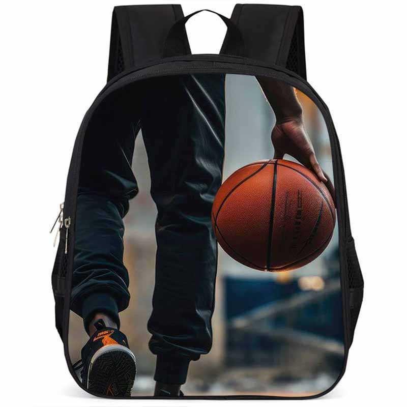 Sac à dos scolaire élégant Basketball 15 pouces Grande capacité Léger Pour Garçons et Filles