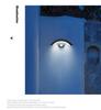 Moon-Shaped Outdoor Waterproof Infrared Sensor Wall Lamp for Courtyard, Balcony, and Doorway