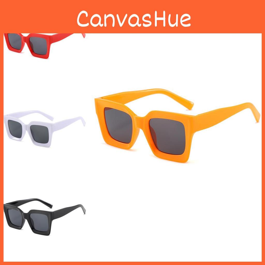 Retro Street Style Oversized Square Sunglasses With Uv400 For Outdoor Sports And Festivals