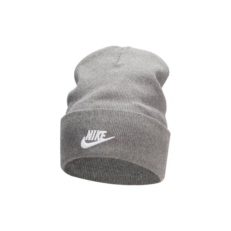 

Nike Хлопковые шапки унисекс серые повседневные FB6528-091 OS