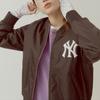New MLB Base Logo Jackets Unisex Black 31JPU0111-50L