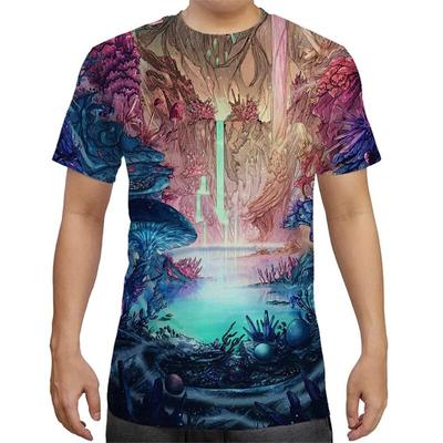 Letní 3D pánské tričko Zvířata s potiskem Krátký rukáv O výstřih Abstraktní umění Malba Cool Streetwear Ženy Děti Neformální Trička
