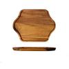 Hexagona Wooden Dinner Plate Octagona Dessert Serving Board Multipurpose Wood  Tray  Dried Fruit