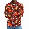 Herren Freizeit Langarmshirt mit Weihnachtsdruck für Frühling und Alltag