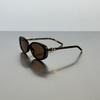 Women's High-End Retro Oval Sunglasses with UV Protection - Ni Ni Cai Wenjing Style
