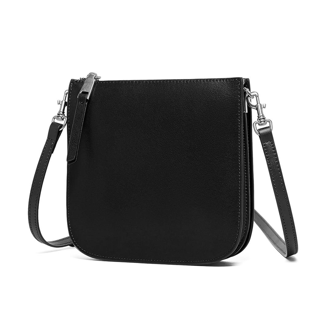 MFFOR Smartphone Pouch, Mini Shoulder Bag, Genuine Leather, Women's, 3-Layer Construction, Lightweight, Small, Slim, Compact, Casual, Simple,