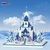 BeleDi Micro-Particle Castle Blocks: Dreamy Ice & Snow Princess Educational Toy for Girls